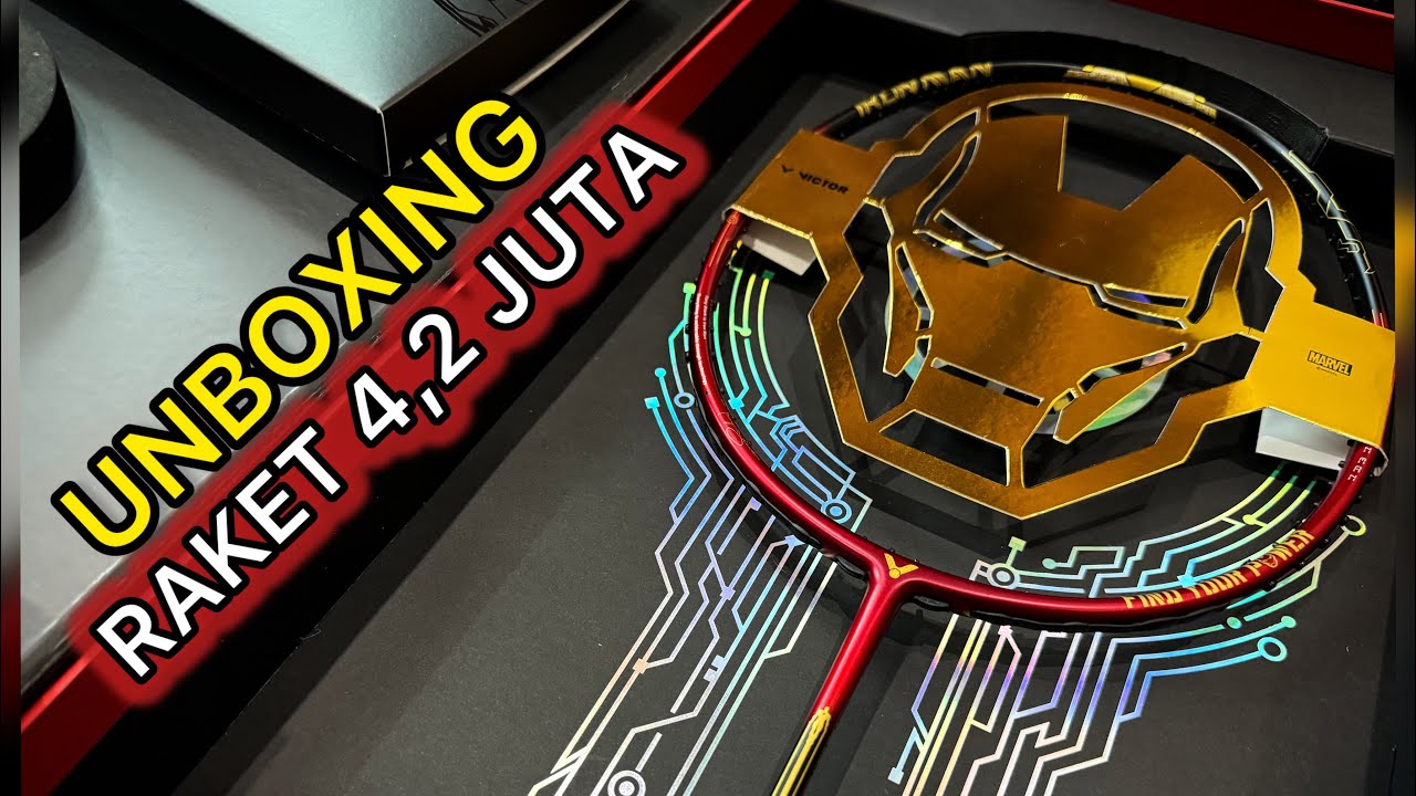 Unboxing dan Revview RAKET SULTAN VICTOR X IRONMAN 🔥| Harga Rp. 4.200.000 cuy‼️