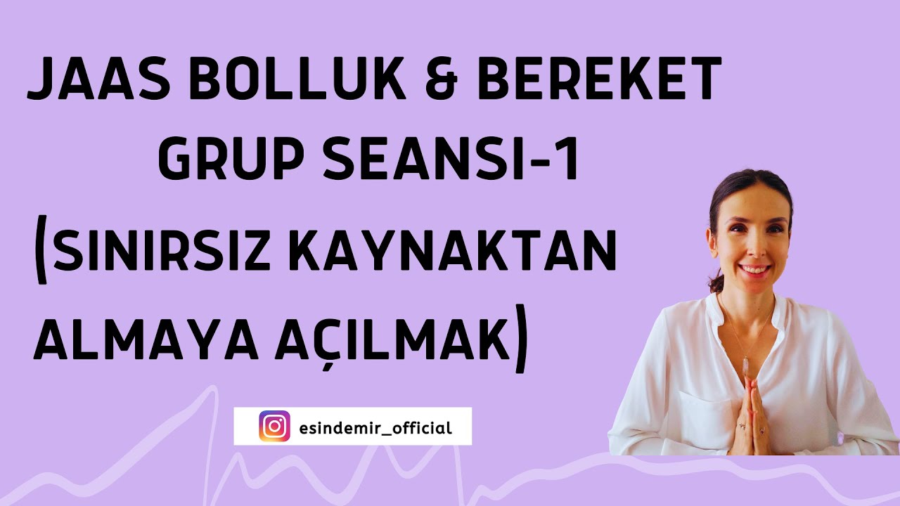 JAAS Grup Seansı-1 (Sınırsız Kaynaktan Almaya Açılmak) (#jaas #thetahealing #bilinçaltı )