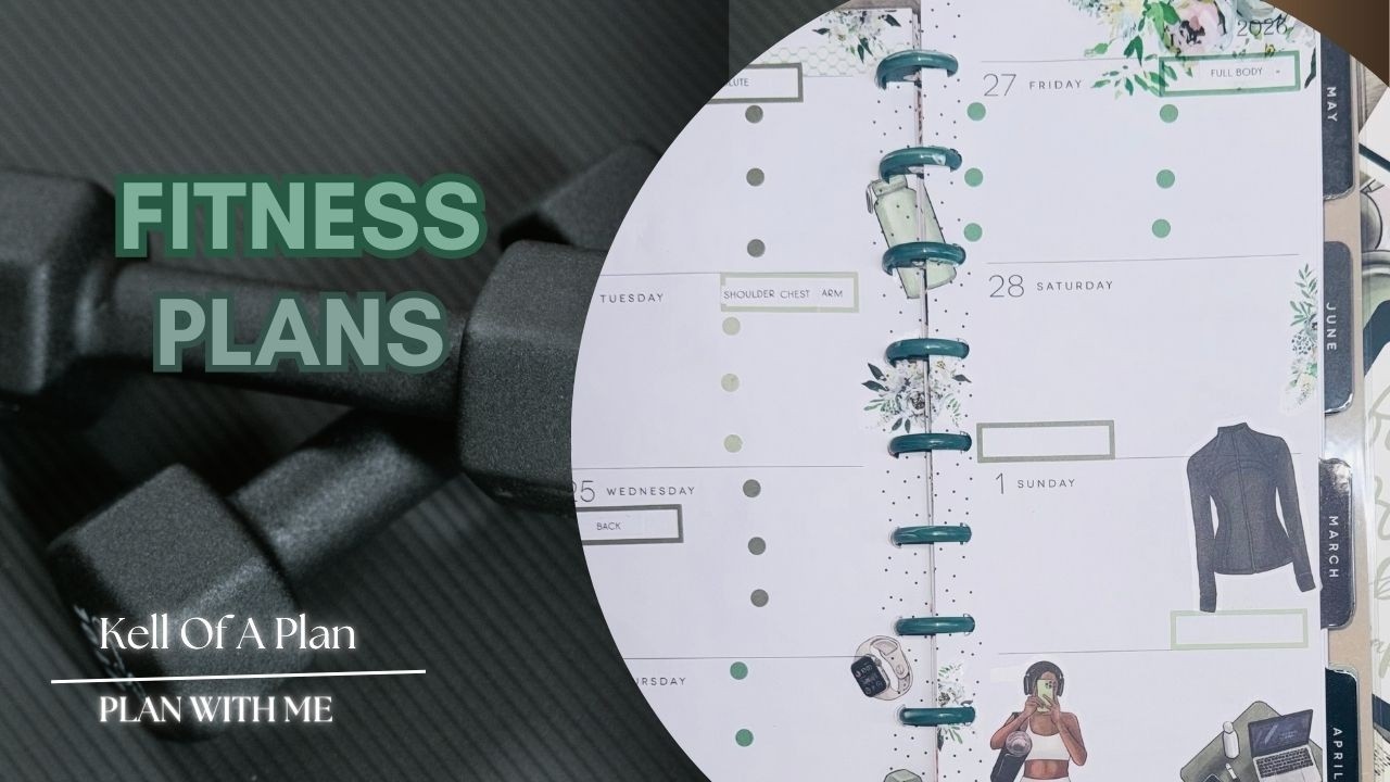 HP SKINNY CLASSIC| PLAN WITH ME| FITNESS TRACKER