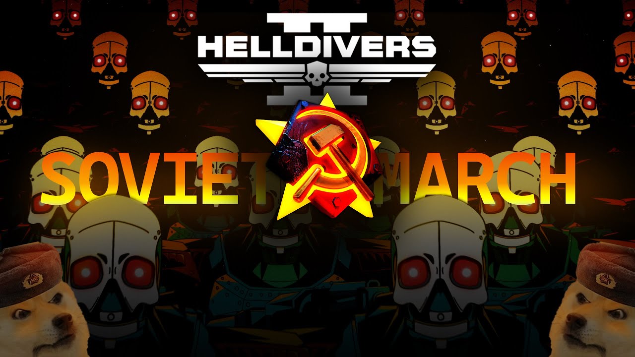 Helldivers 2: Automaton With Soviet Marching  (Red Alert 3 Theme)