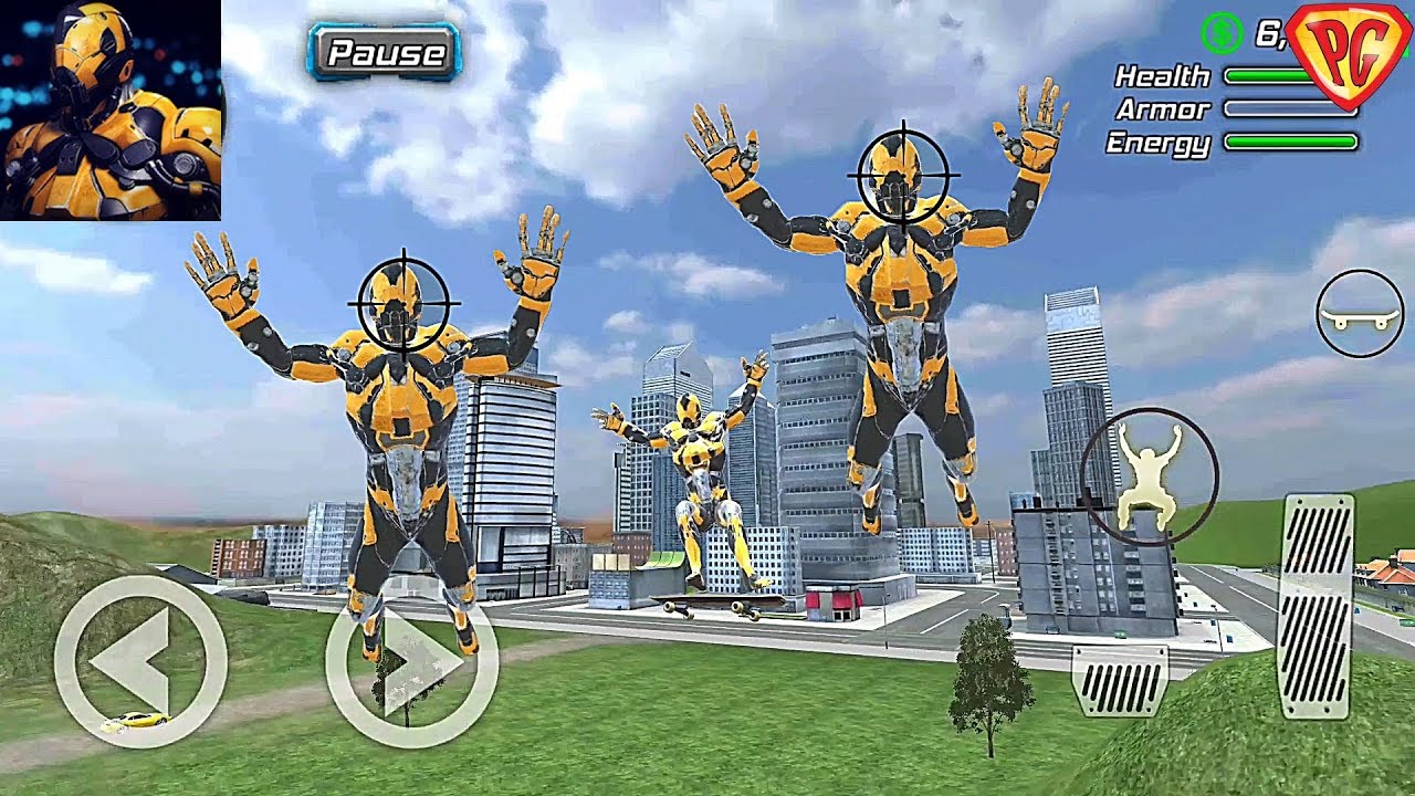Super Crime Steel War Hero Iron Flying Mech Robot #53 Android GamePlay