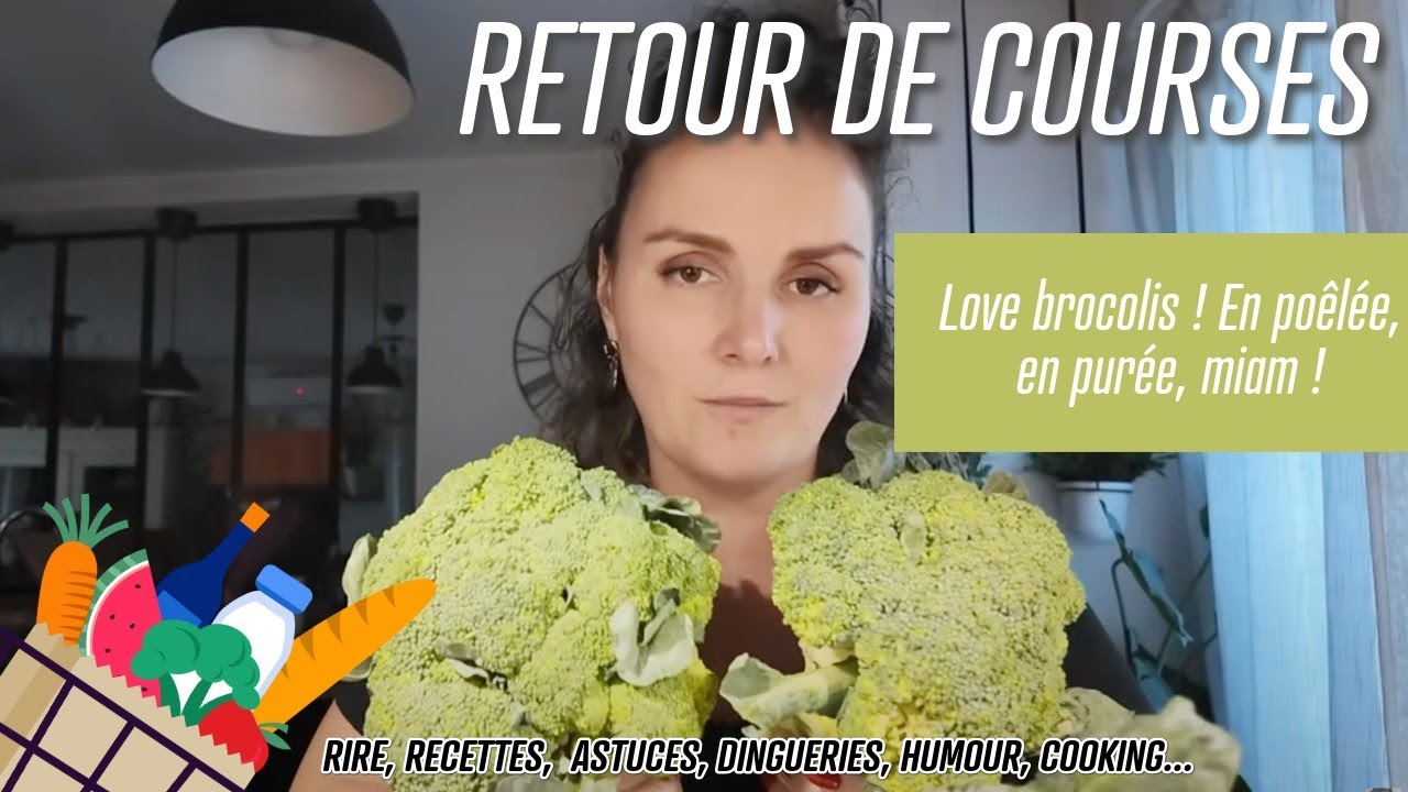 [. RETOUR DE COURSES .] Love Brocolis ! En Poêlée, en purée... Miam 🥰 ❤️