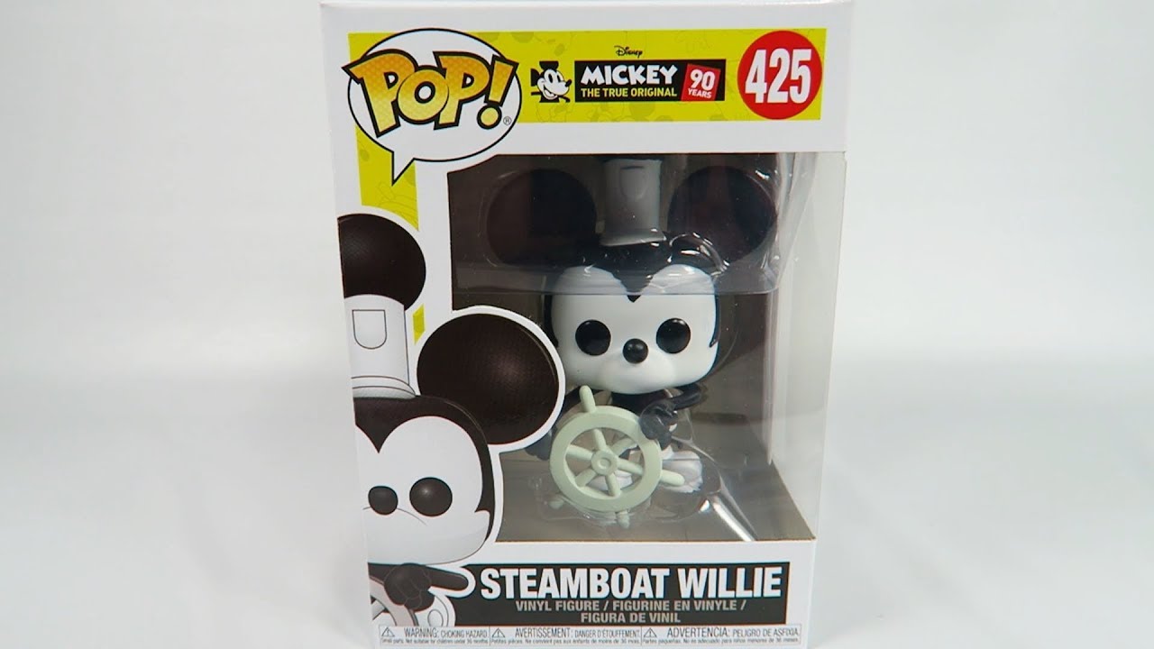 Funko Pop Vinyl Mickey The True Original Steamboat Willie Unboxing