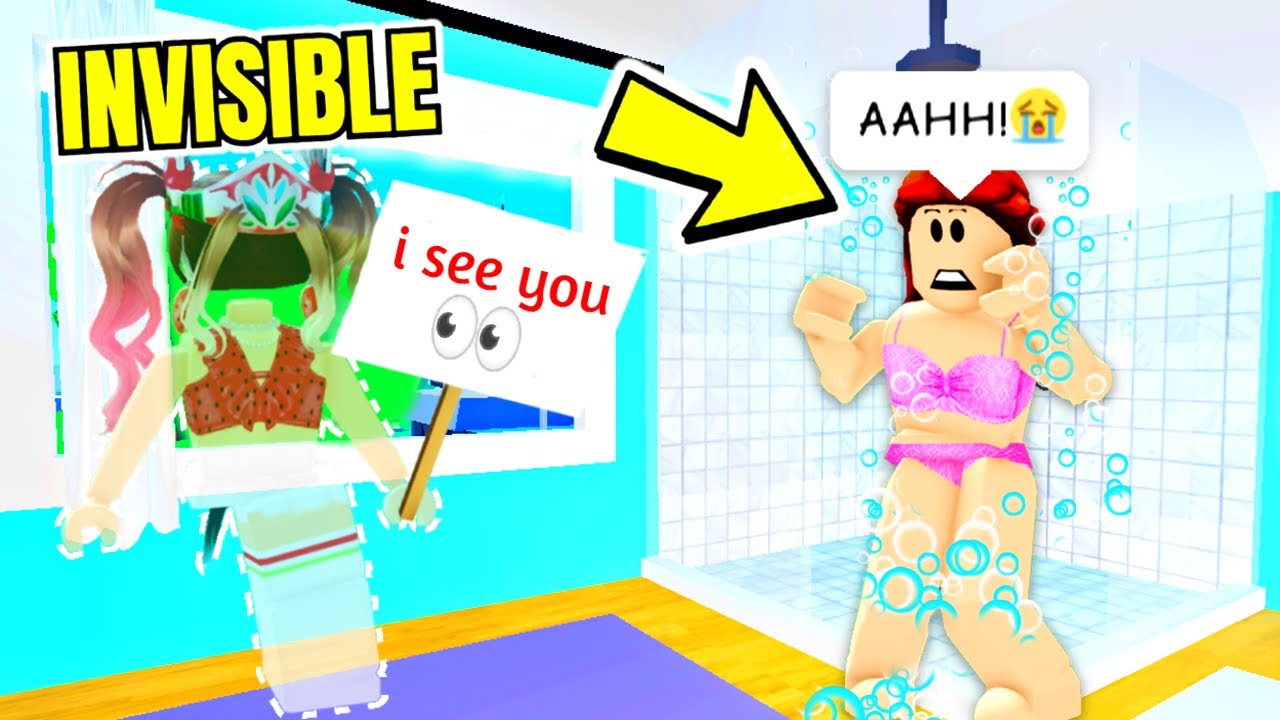 I Used INVISIBILITY to TROLL Players in Brookhaven!🤣