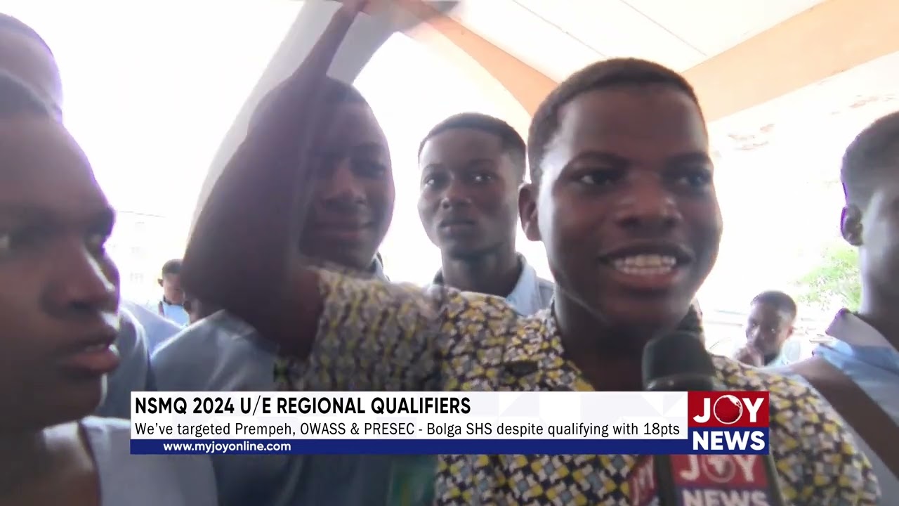 We’ve targeted Prempeh, OWASS & PRESEC - Bolga SHS despite qualifying with 18pts. #NSMQOnJoy