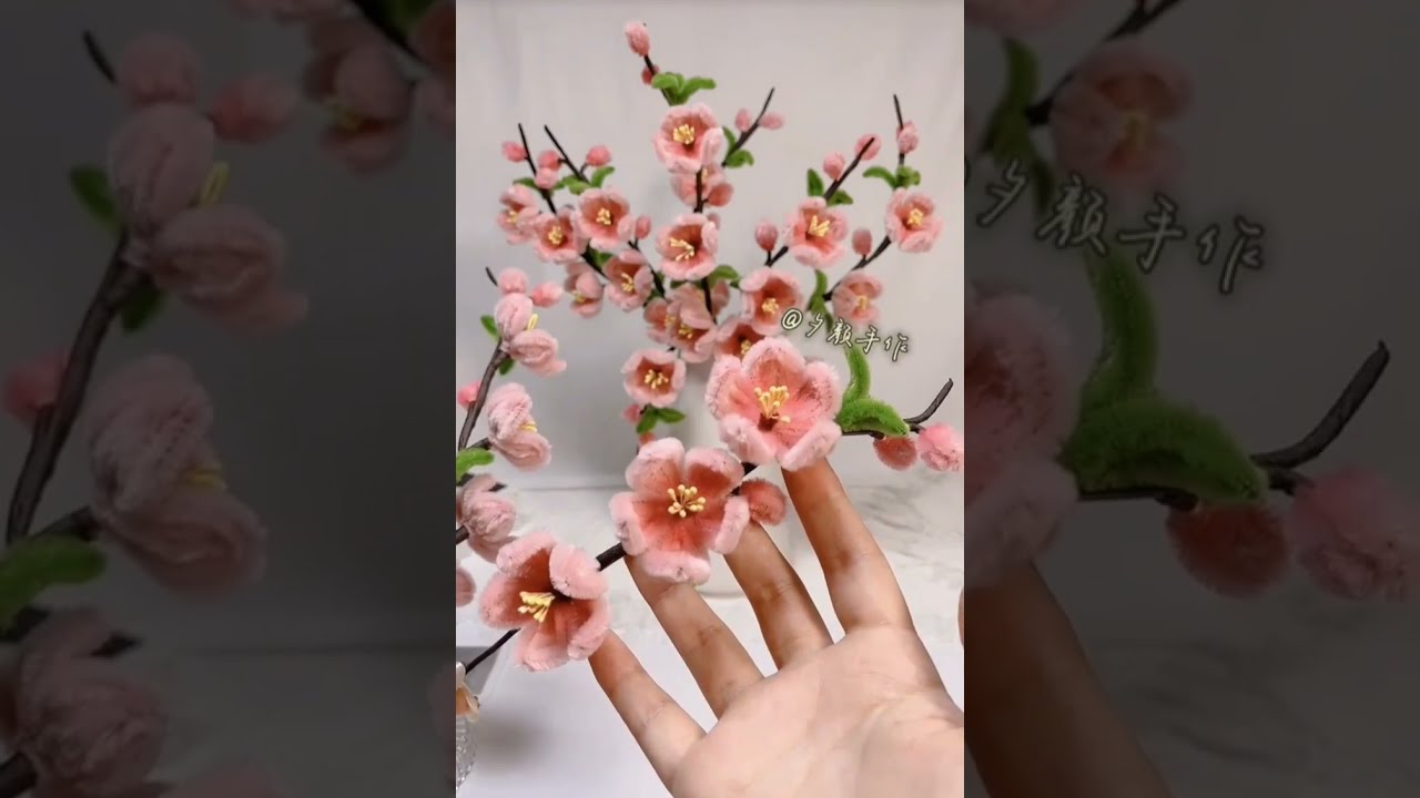 Cara membuat bunga sakura #bungasakura #bungahias #tutorial #hias#fypyoutube 