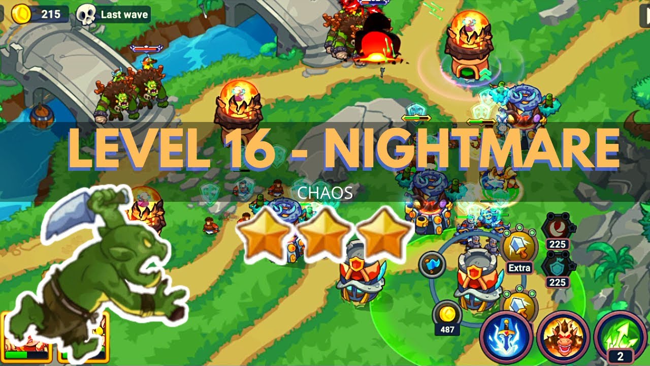 King of Defense 2: Level 16 NIGHTMARE / GAMEPLAY  / GUIDE / WALKTHROUGH