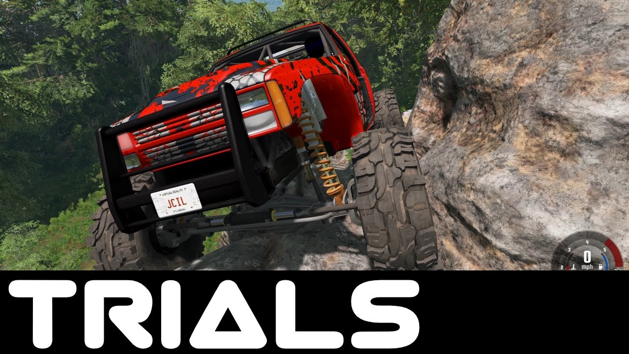 Custom Jungle Rock Rock Crawl With Super Pig | BeamNG Drive | Logitech G923