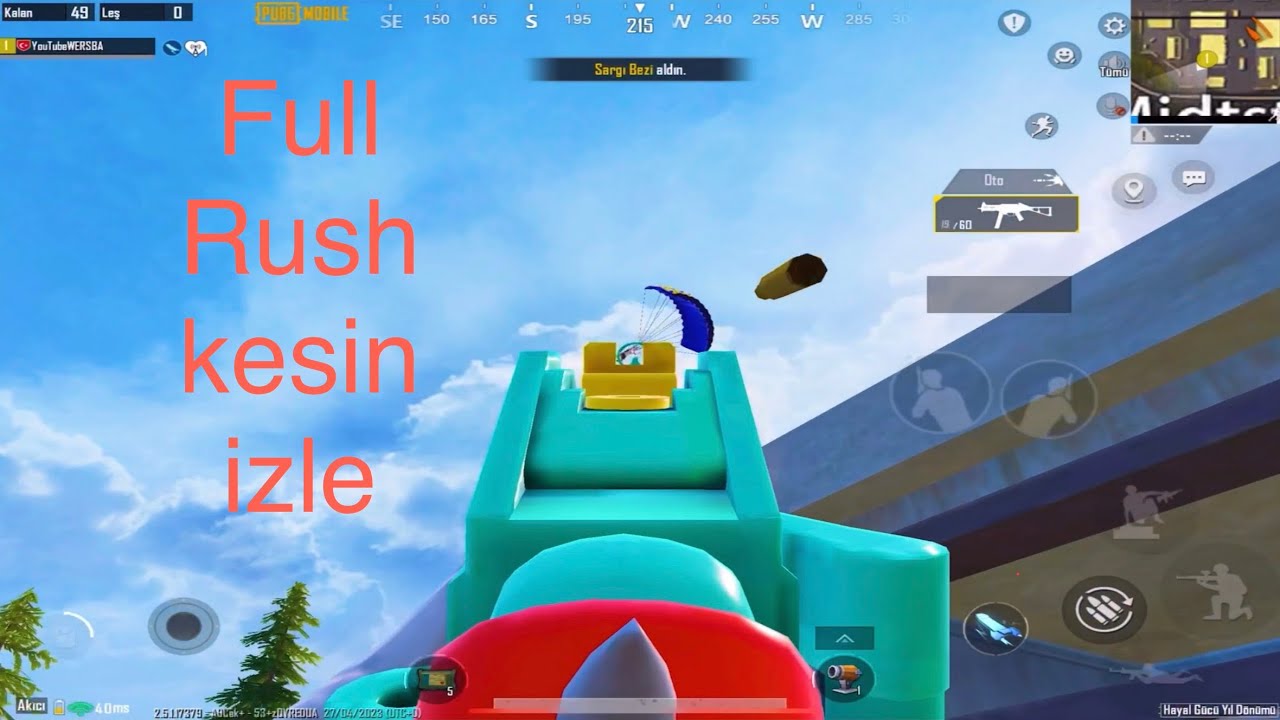 Çok iyi maçlar efsane rushlar (PUBG mobile)