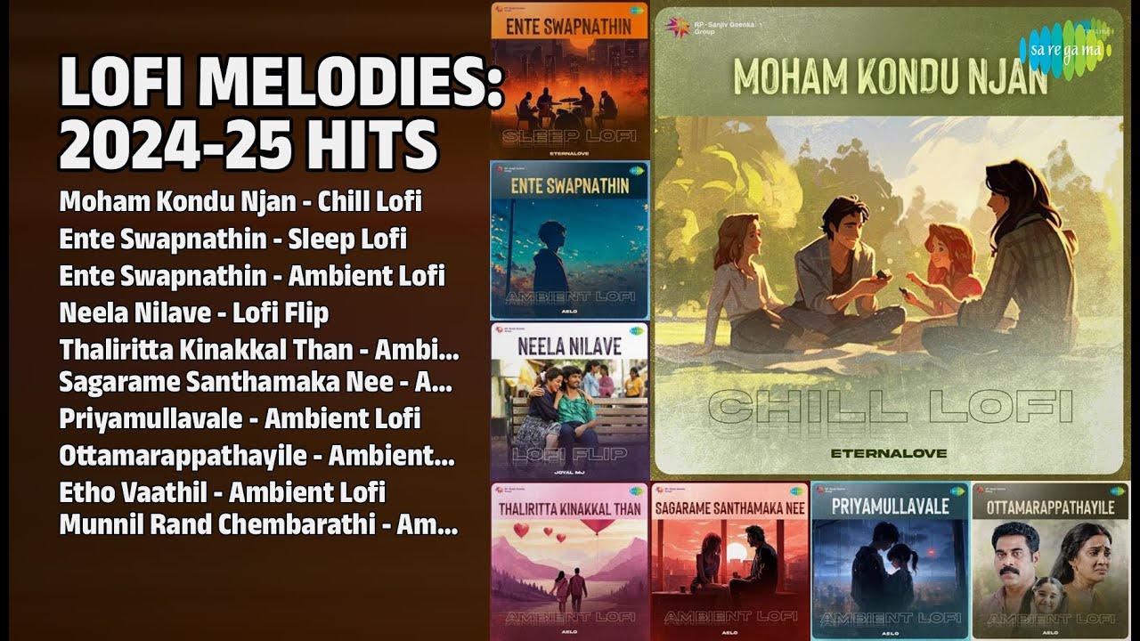 2024-25 Lofi ഹിറ്റുകൾ | EternaLove Songs | Moham Kondu Njan  Chill Lofi