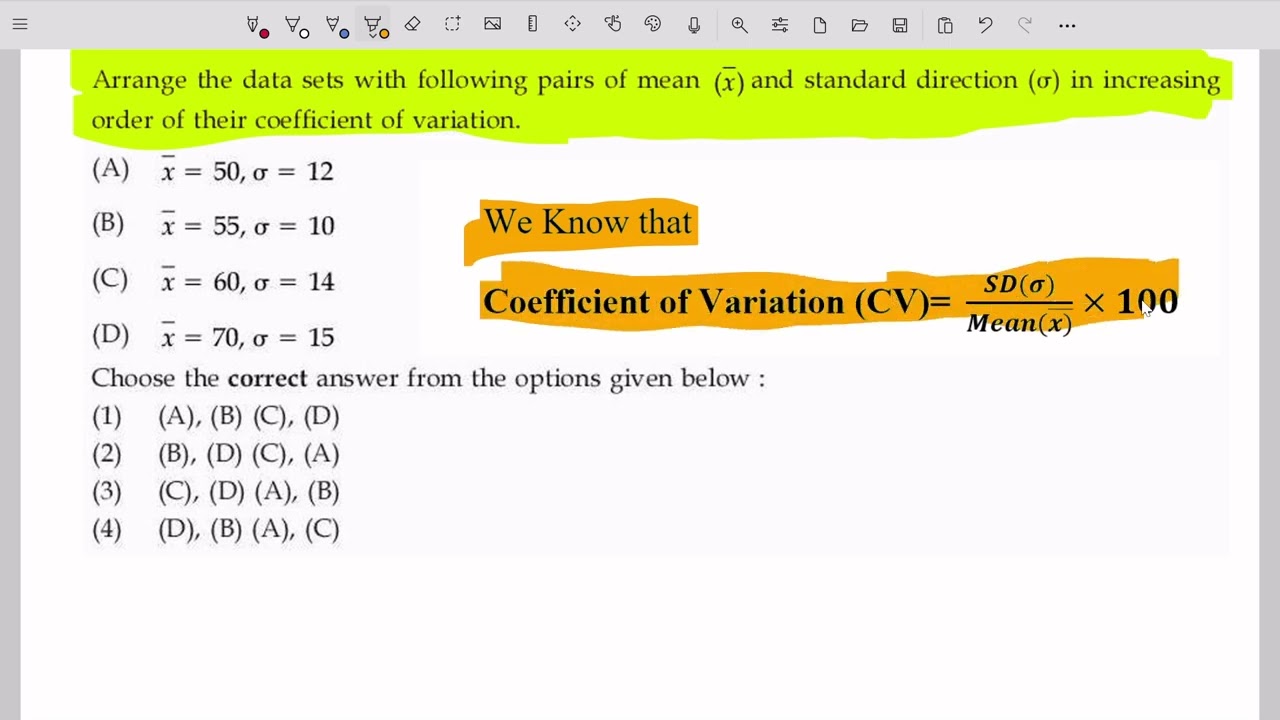 How to Find Coefficient of Variation