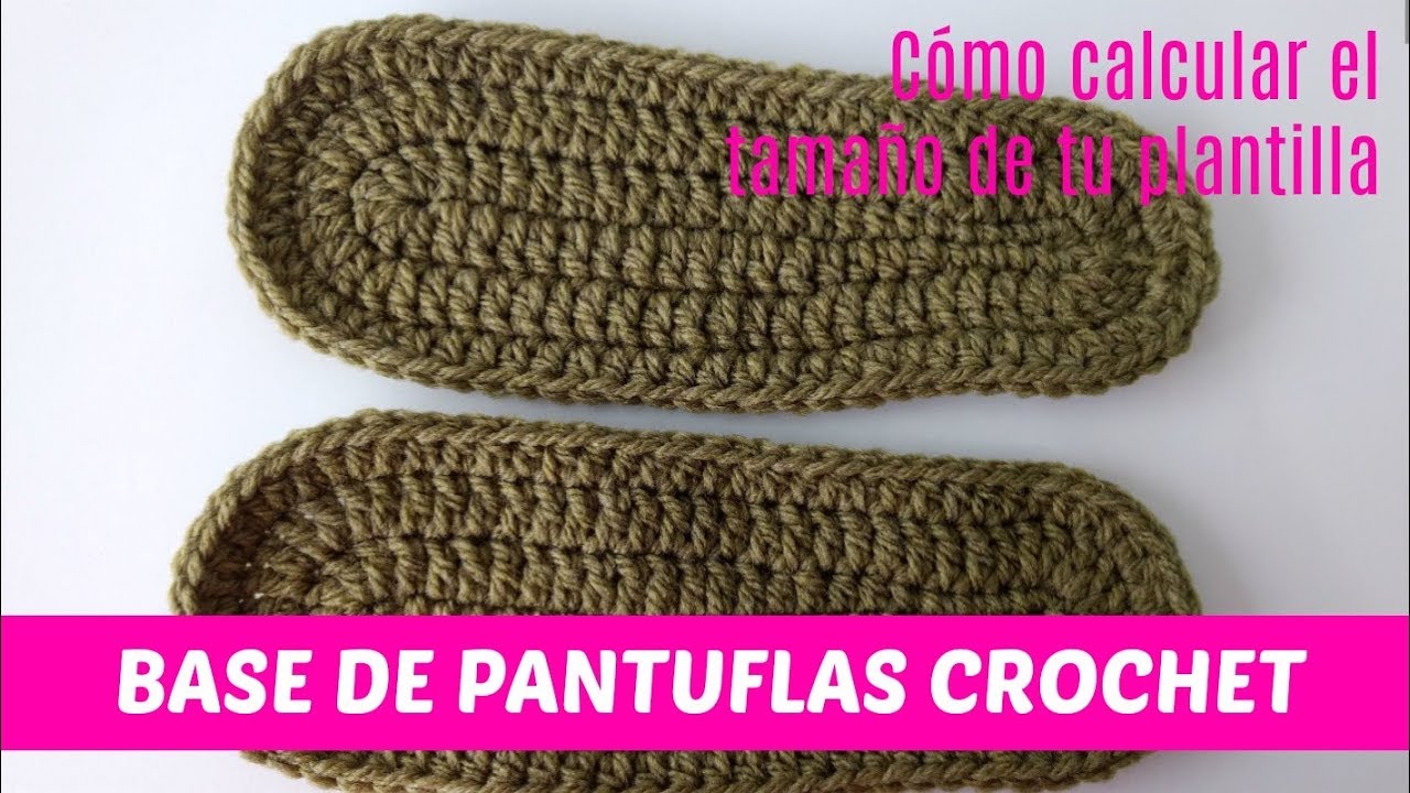 Cómo calcular la base de una plantilla crochet