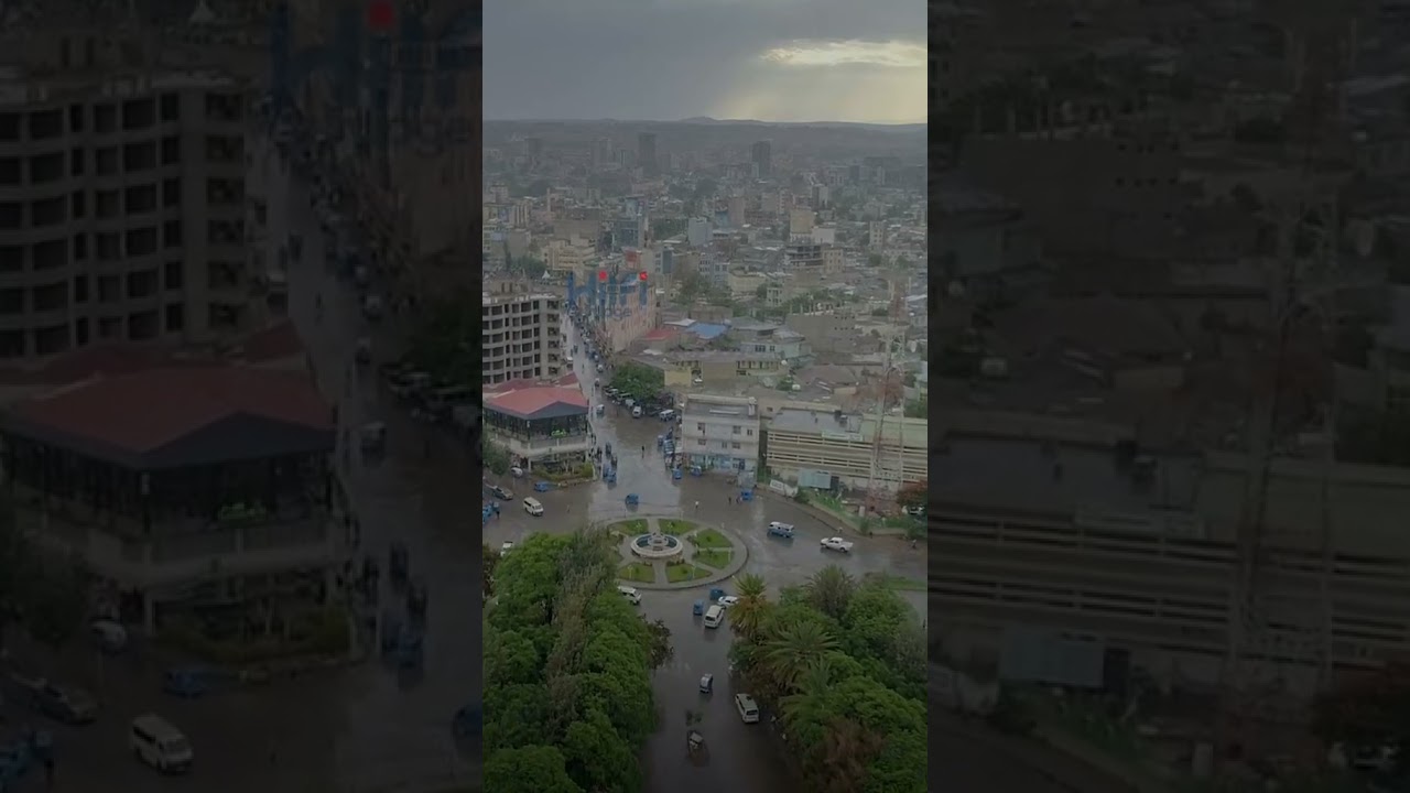 Mekelle, Hawzen Square drone footage #tigray #visittigray