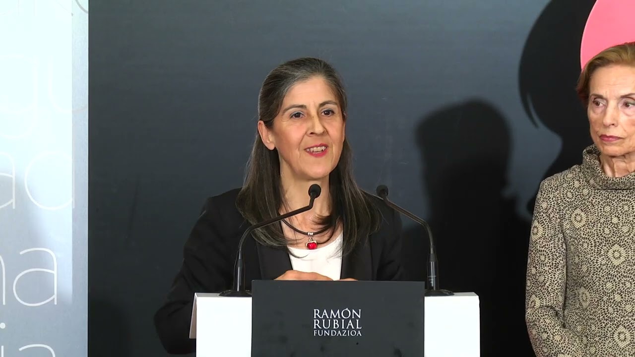 Ana Belén Quijada. Mujeres frente a ETA. Homenaje de la Fundación Ramón Rubial