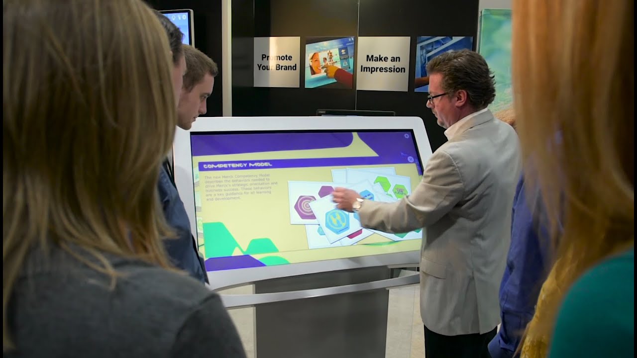 ViewPoint Tradeshow Booth Exhibits Touchscreen Display Kiosk