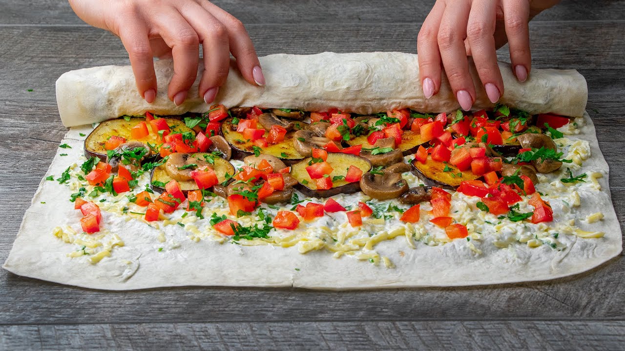 Najjednostavniji recept koji biste trebali isprobati: pita hljeb punjen povrćem!| Gurman TV