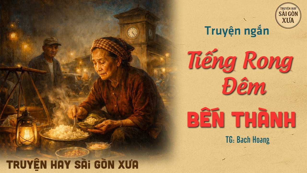 Truyện Hay Sài Gòn Xưa  - TIẾNG RONG ĐÊM BẾN THÀNH | Truyện Đêm Saigon Xưa Dễ Ngủ