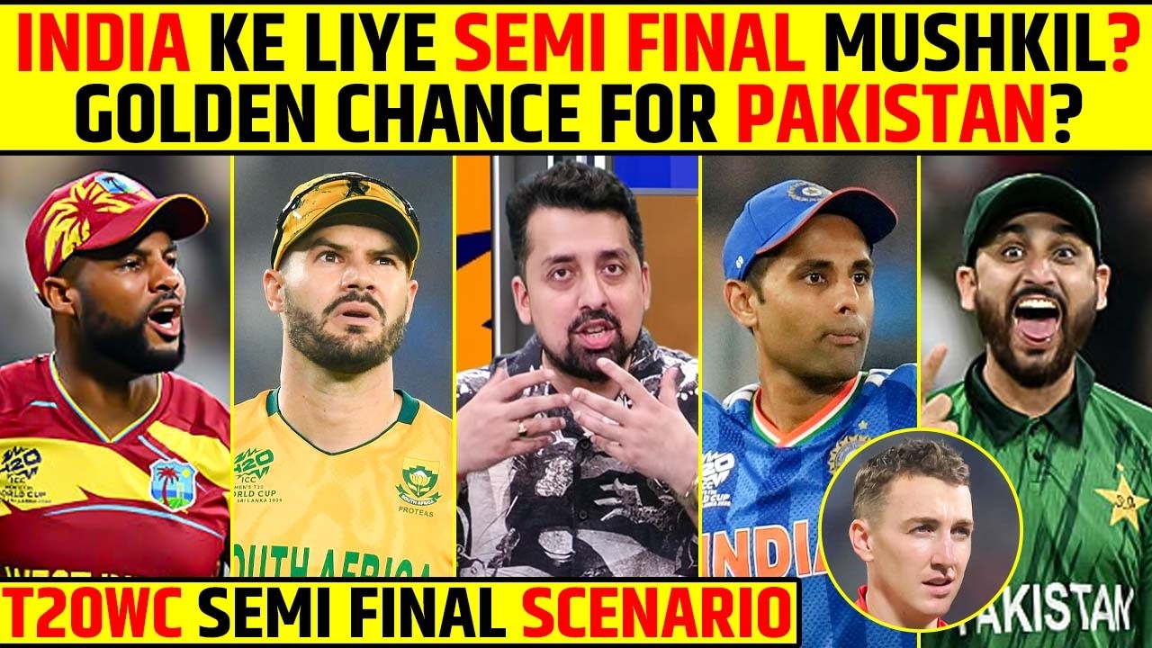 T20 WC SEMI FINAL SCENARIO: INDIA KE LIYE SEMI MUSHKIL? 😨 | PAK KA GOLDEN CHANCE #t20worldcup2026
