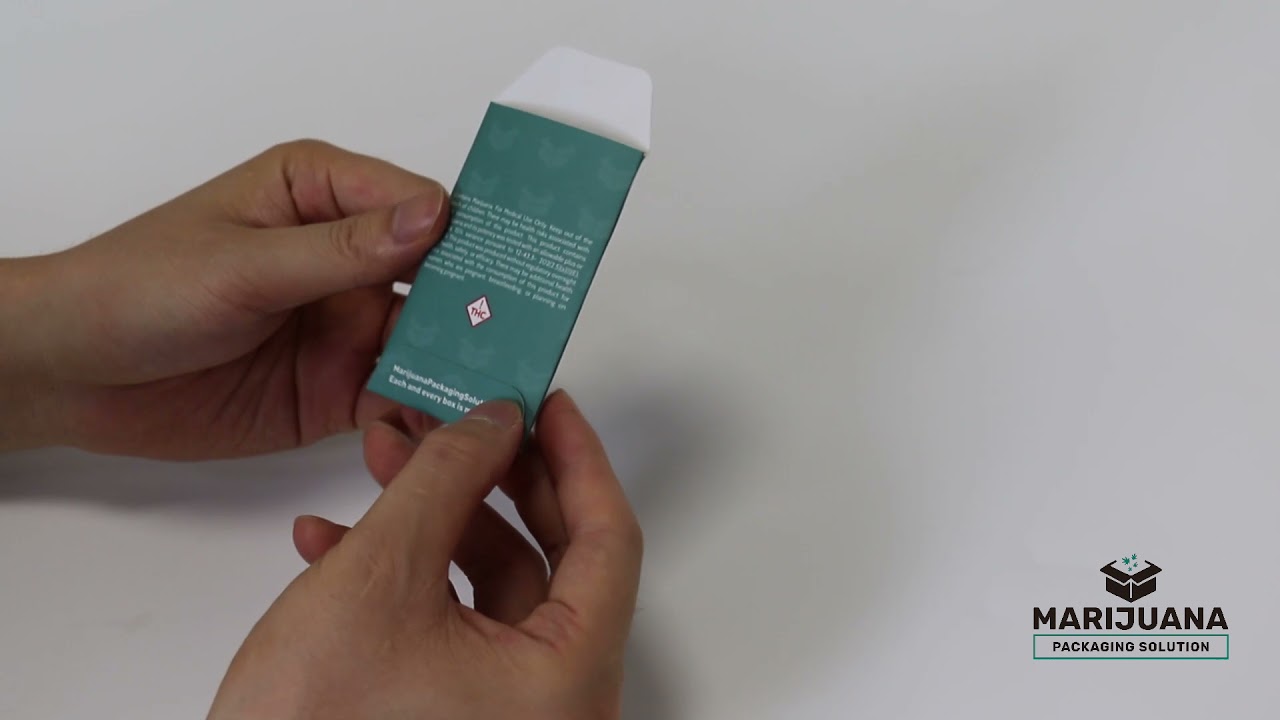 Shatter Packaging Paper Wax Container - Tuck In Closure