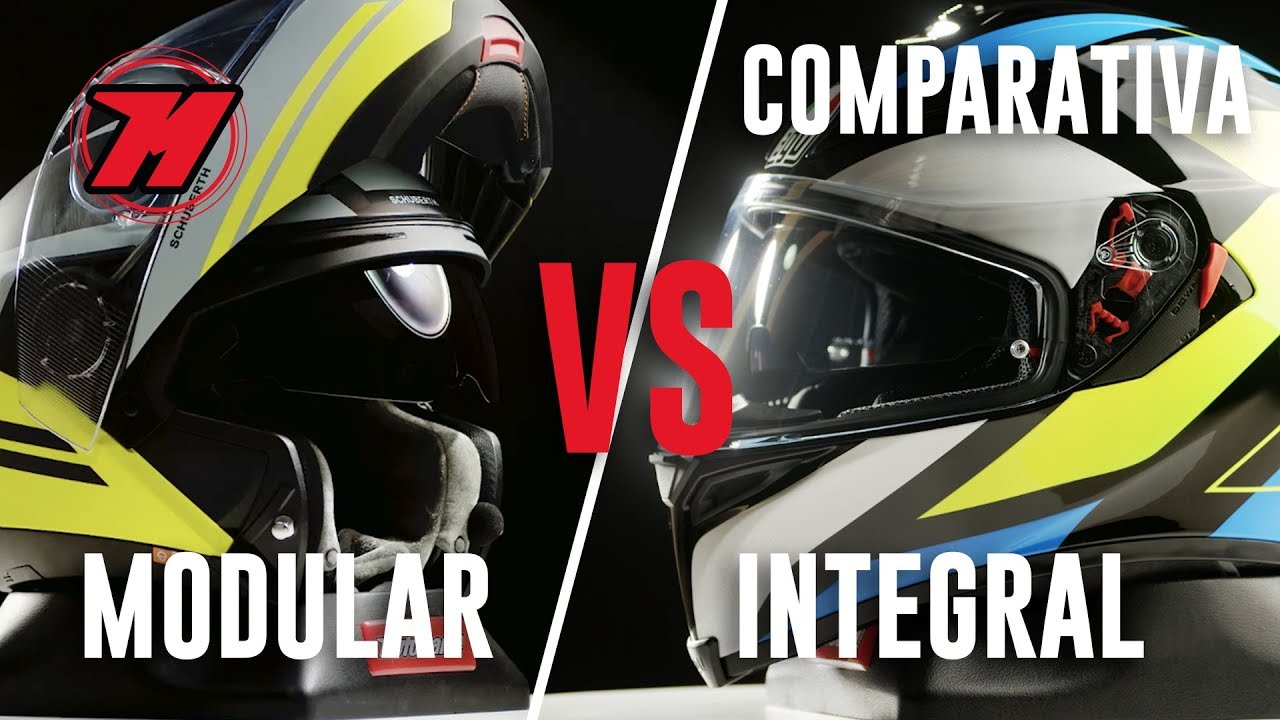Casco moto INTEGRAL O MODULAR. ¡VENTAJAS Y DESVENTAJAS!
