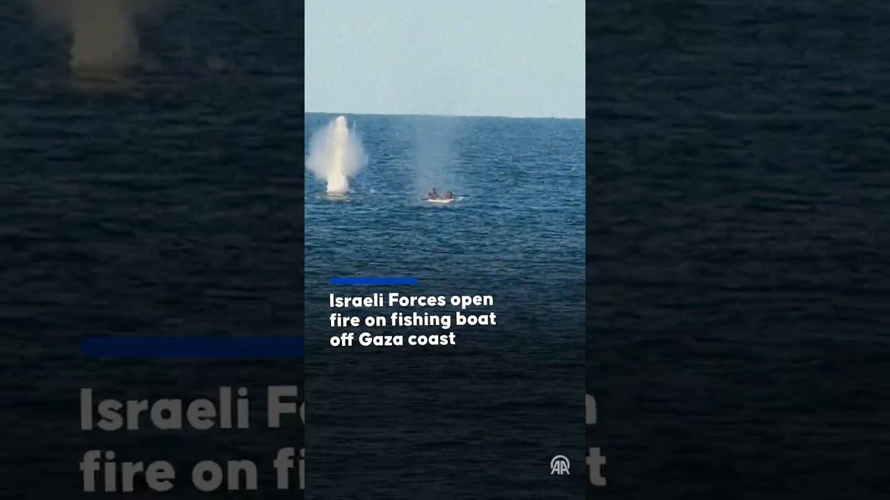 Israeli navy fires on Palestinian fishing boat off southern Gaza coast