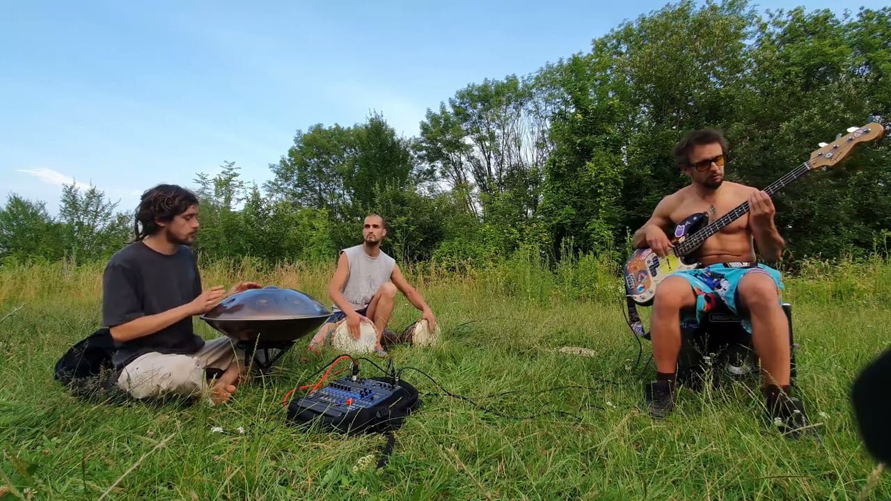 Here upon a... now. | 432Hz Handpan, djembe, bass guitar