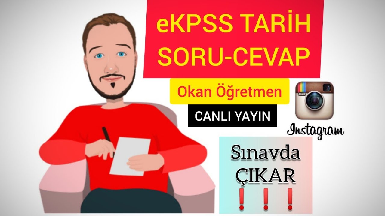 EKPSS 2024 TARİH | SINAVA YÖNELİK SORU  CEVAP | INSTAGRAM CANLI YAYIN videosu 🎥 ALTYAZILI 👍🏼 #ekpss
