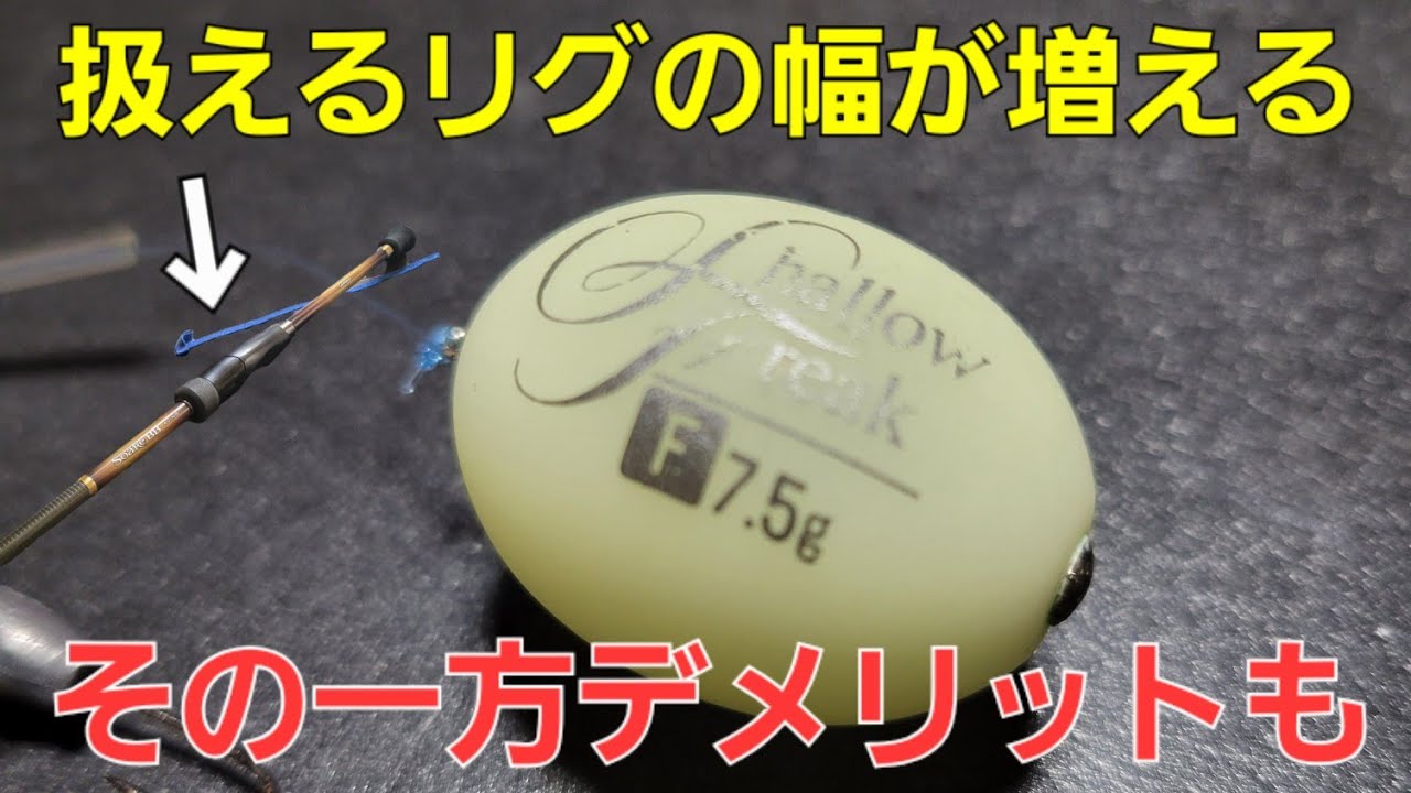 【リグの多様性】扱えるリグ狙える範囲は増えるがロングロッドにはデメリットも