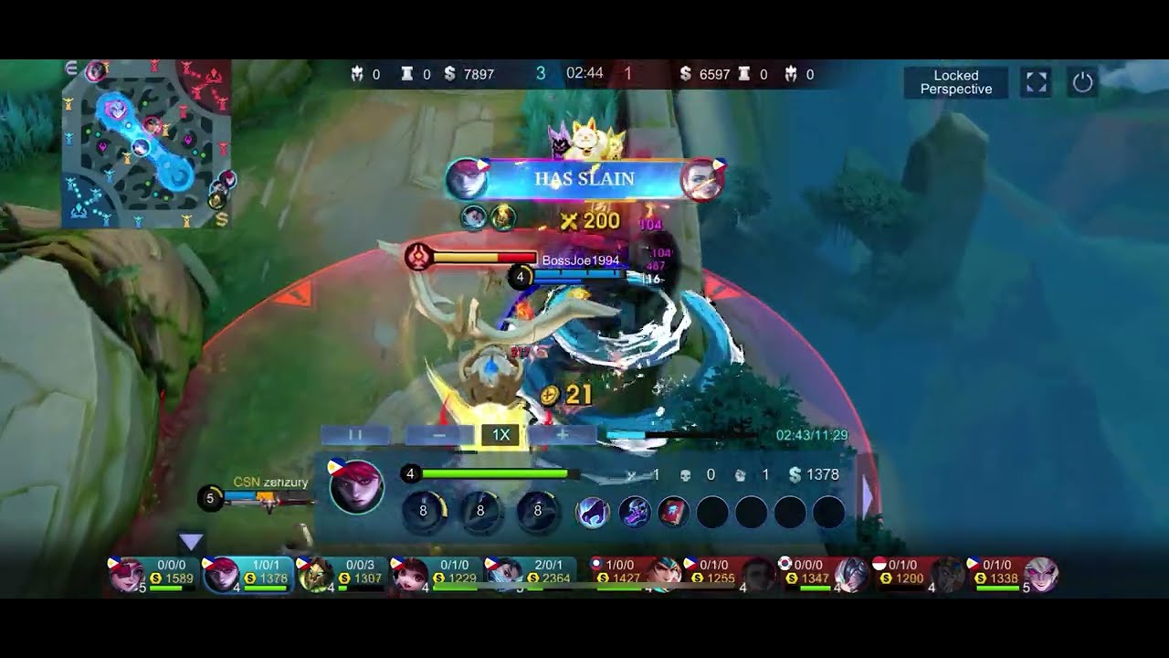 Mobile Legends : Julian , BossJoe1994 Ranked Game , 31-Aug2025 13:37 , rewatched 03-Sep2025