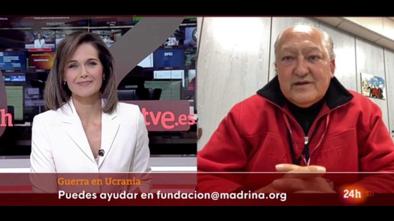 Guerra en Ucrania. Conrado Giménez Fundación Madrina. en Canal 24h RTVE