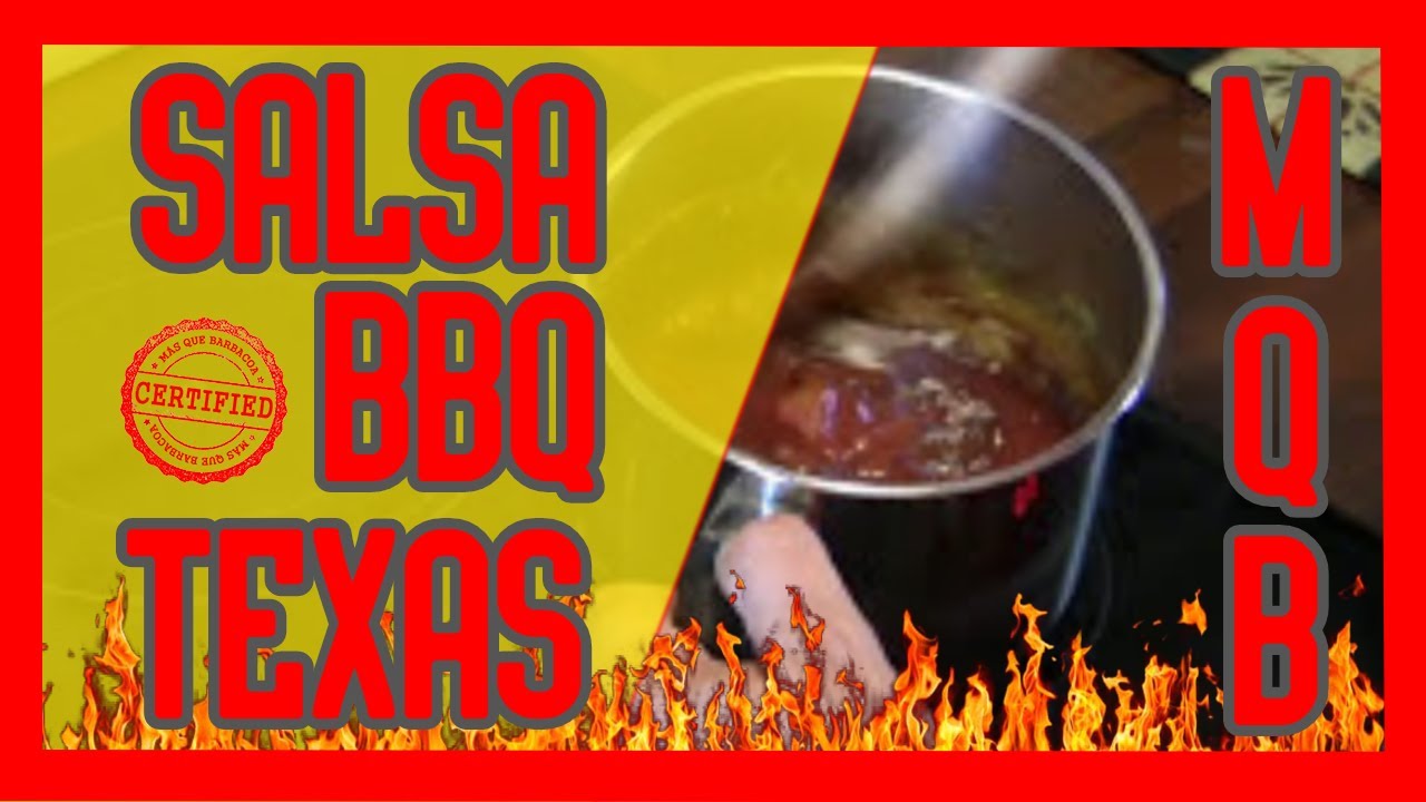 💥🔥 Increíble SALSA BARBACOA CASERA estilo TEXAS - MQB 🔥💥