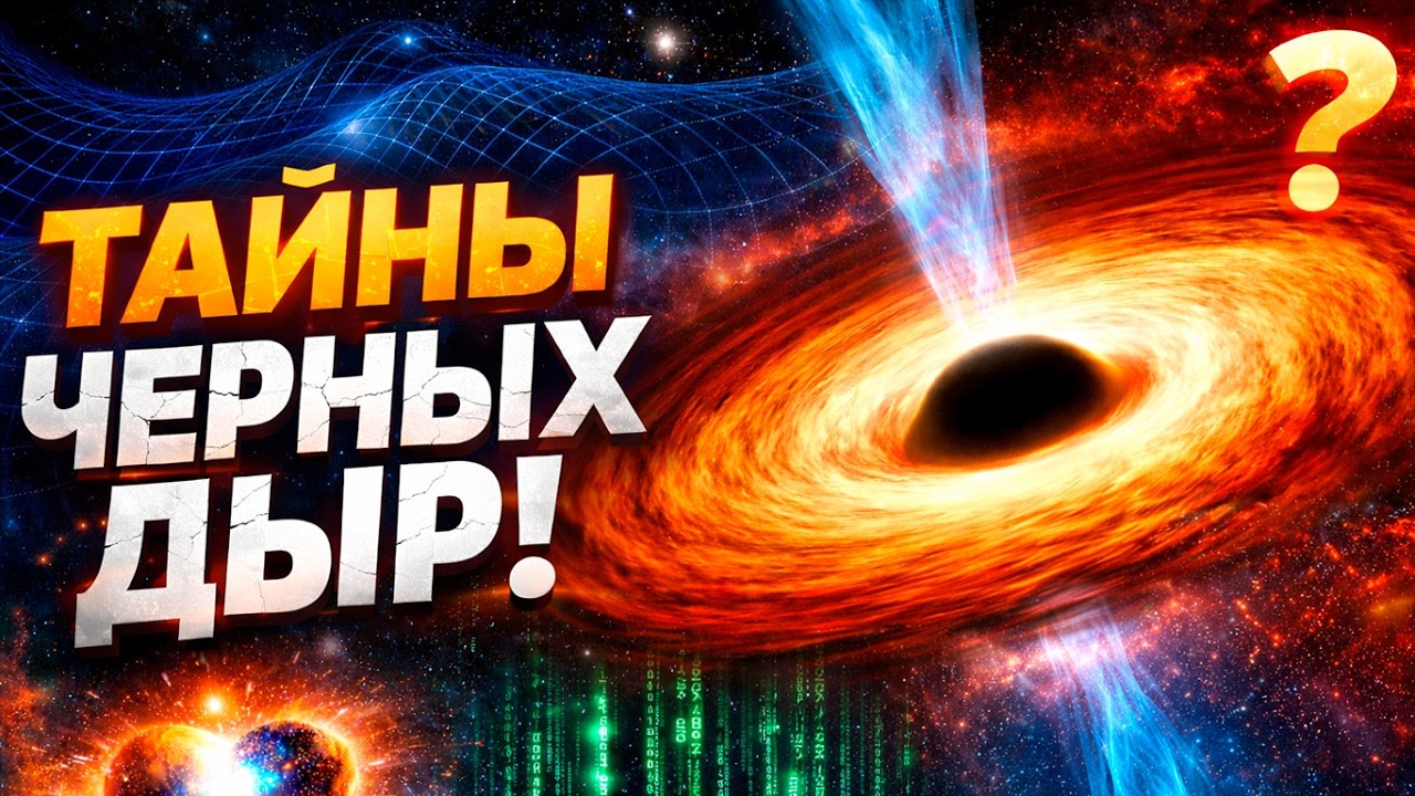 Куда ведёт ЧЁРНАЯ ДЫРА на самом деле? Горизонт событий, сингулярность и парадокс информации