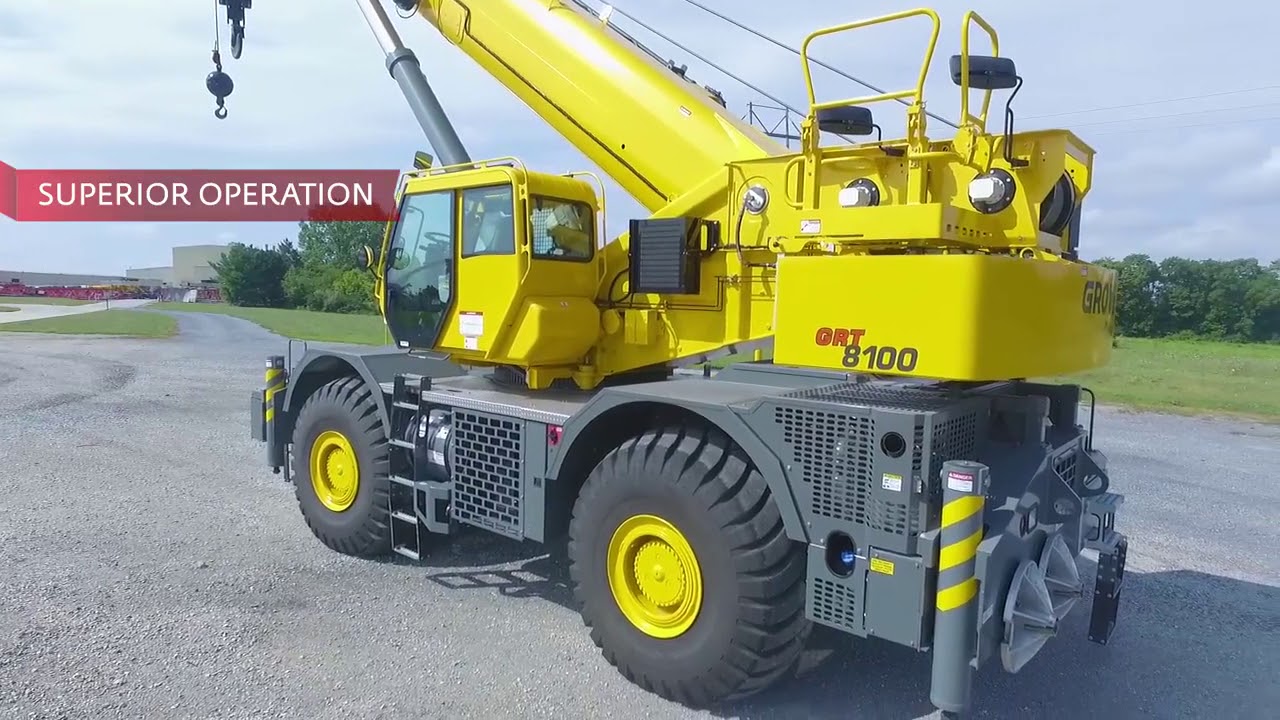 Короткобазные краны GROVE GRT 8100