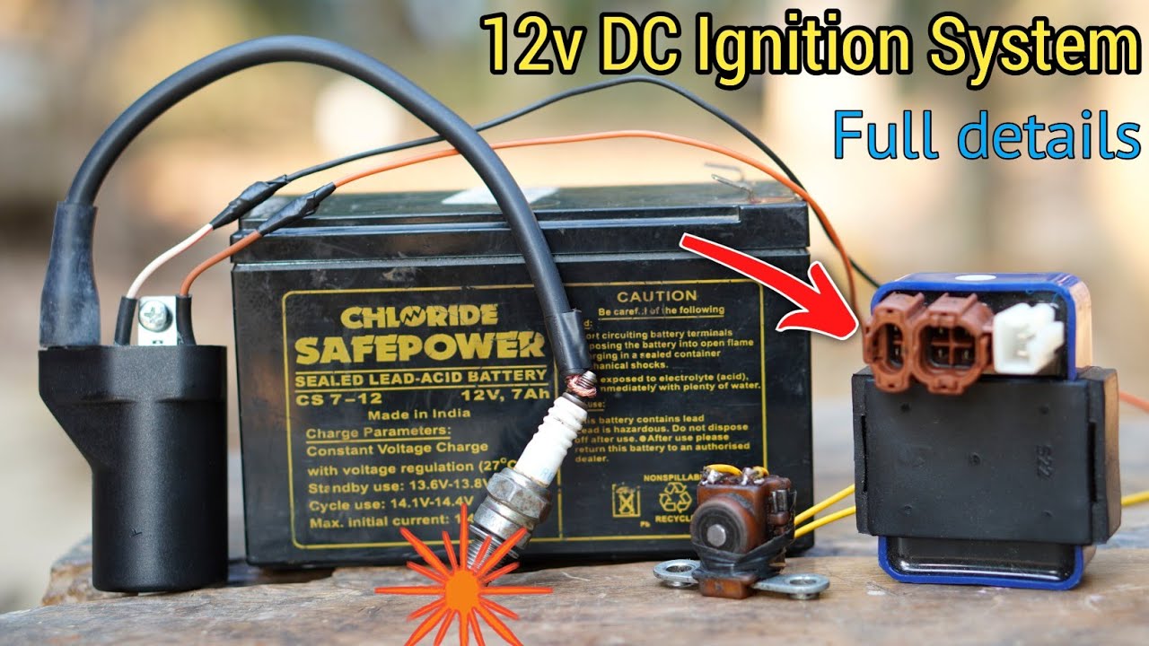 Homemade cdi ignition system || DC CDI Unit Wiring Diagram || how to build a cdi ignition system
