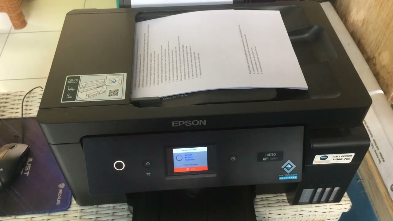 Cara Menggunakan ADF atau Auto Scan/Copy Printer Epson L14150