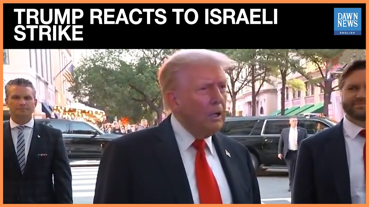 Trump Says &lsquo;Very Unhappy About Every Aspect&rsquo; of Israeli Strike on Qatar | Dawn News English