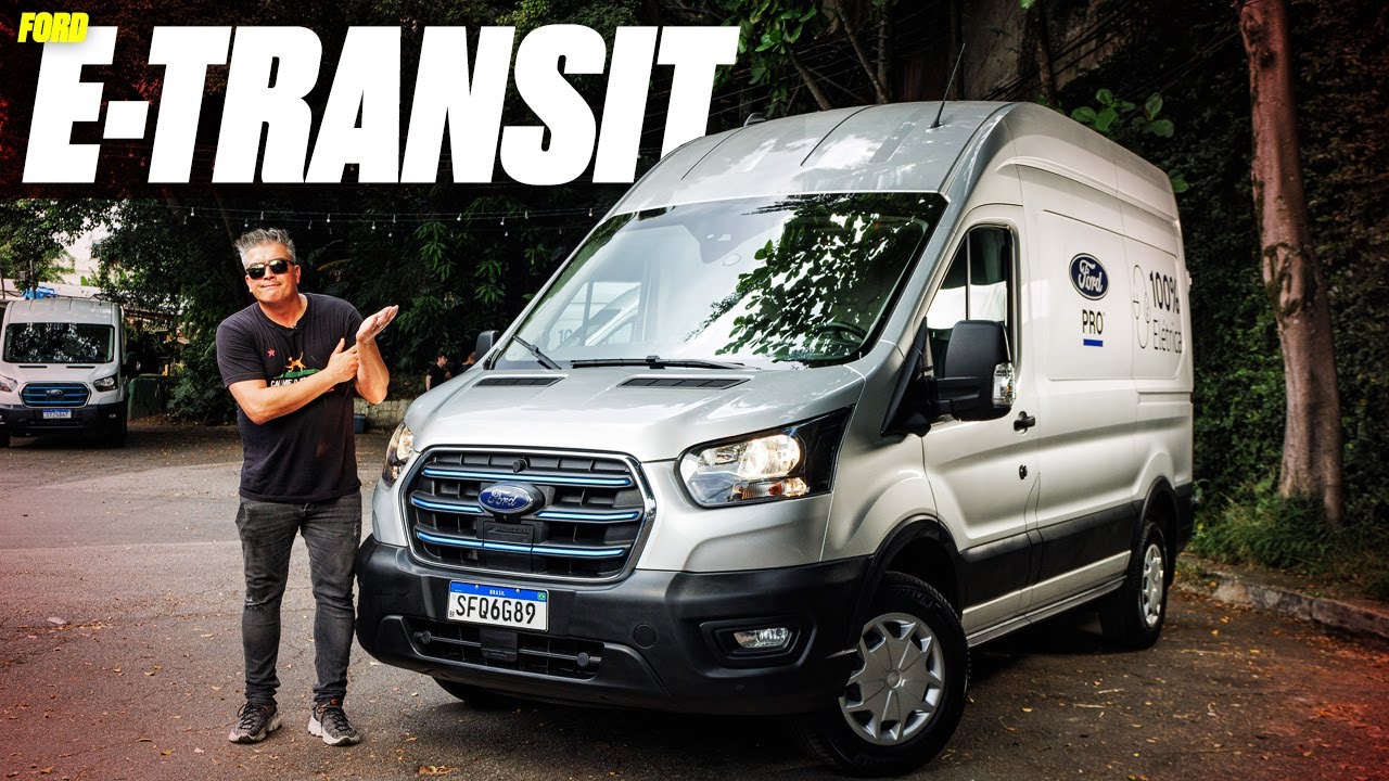 Ford E-Transit - VAN ELÉTRICA RODA 317 KM COM UMA CARGA. MAS CUSTA O PREÇO DE DUAS... VALE A PENA?