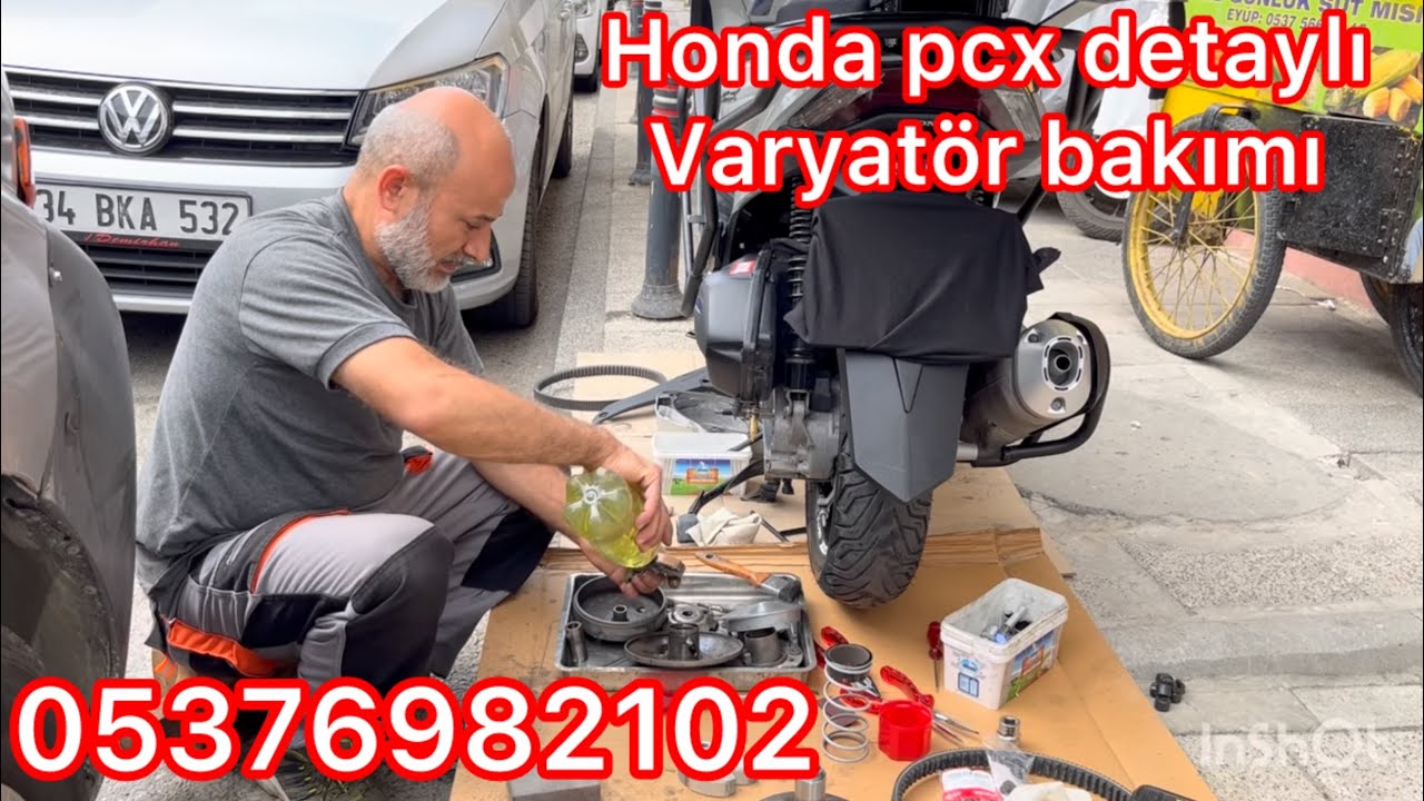 Honda pcx detaylı varyatör bakımı whatsap iletişim 05376982102
