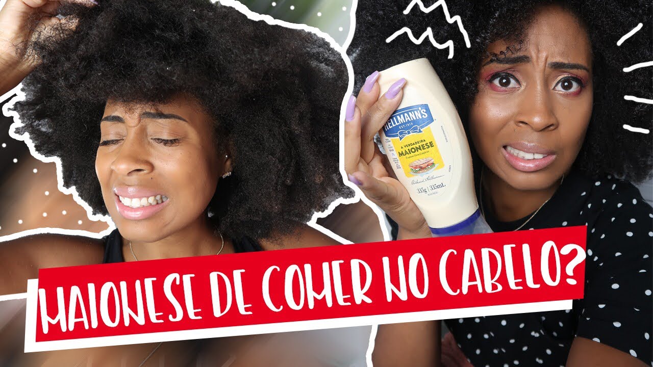 HIDRATAÇÃO CASEIRA COM MAIONESE E OVO PARA  CABELOS MUITO RESSECADOS | SABRINA DIBYNIS