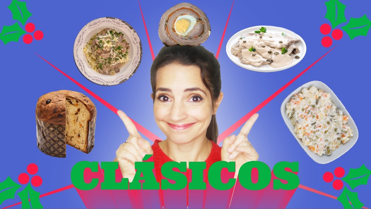 6 RECETAS DE NAVIDAD CL&Aacute;SICAS PARA ESTAS FIESTAS 🎁🎄🦌🎅-Todos los platos navide&ntilde;os en un solo video.