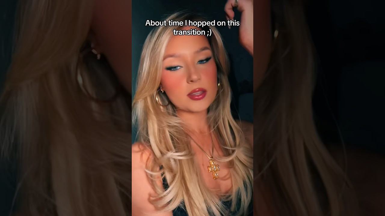 The makeup transition of all time 🤭❤️&zwj;🔥