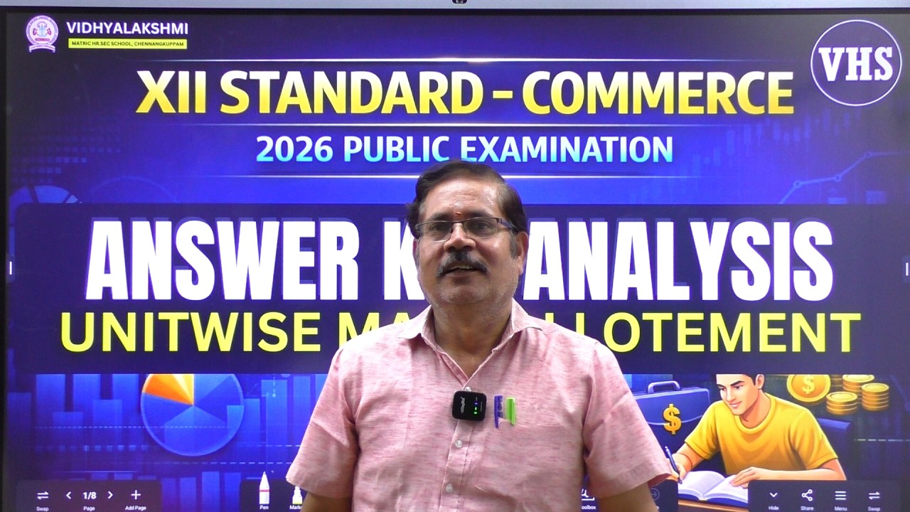 12th Commerce Public Exam 2026 | Full Answer Key & Paper Analysis 📊 #commerce #publicexam2026