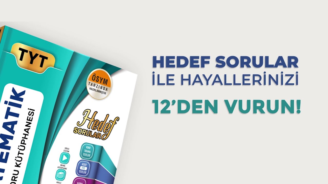 TYT Matematik Soru K&uuml;t&uuml;phanesi ile Hayallerinizi 12'den Vurun | Paraf Akademi
