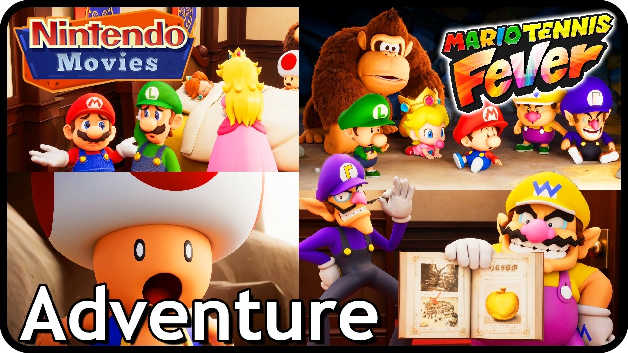 Mario Tennis Fever - Adventure Mode (Complete)