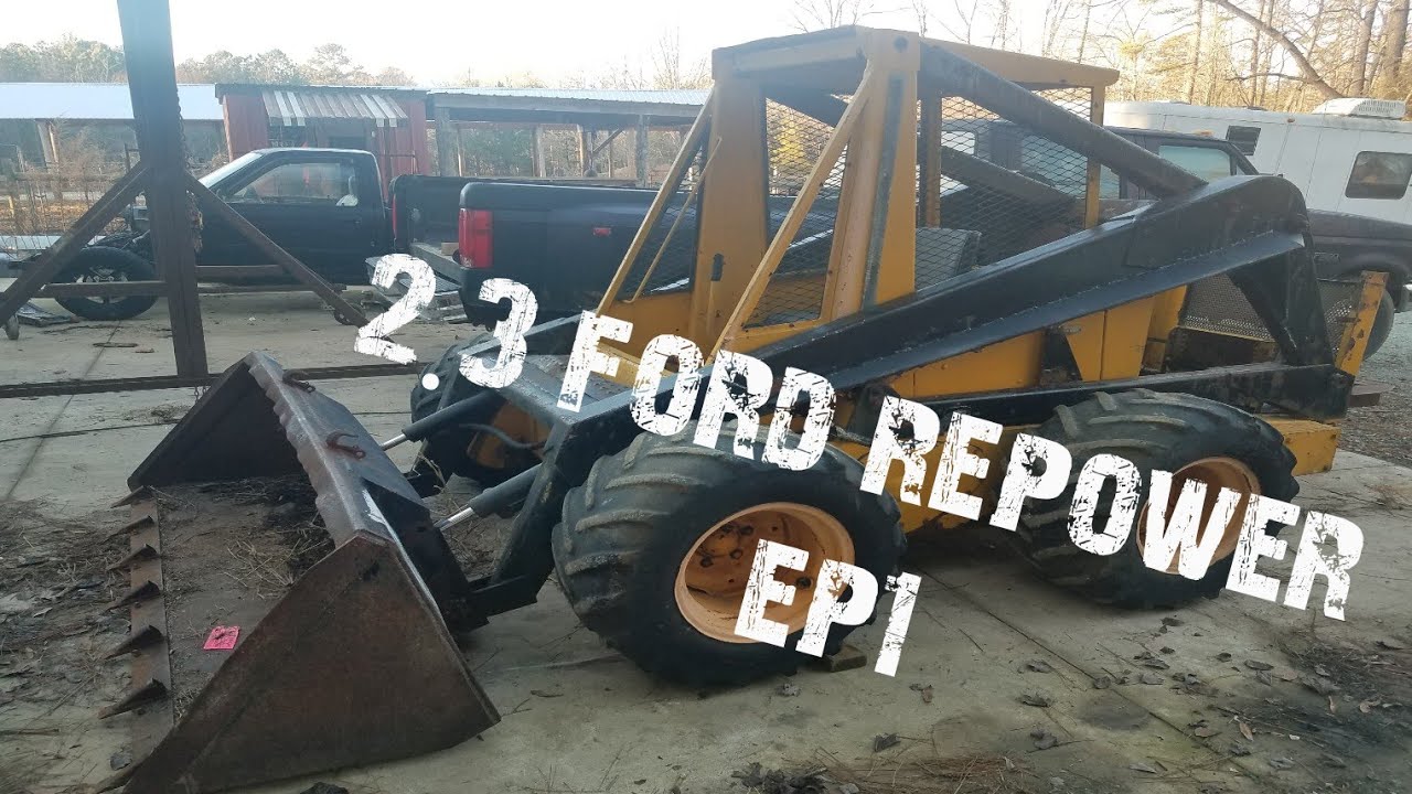 skid steer repower with 2.3 mustang motor ep1