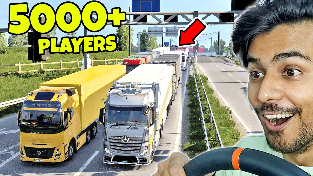 I DROVE THE BUSIEST ROAD IN EURO TRUCK SIMULATOR 2 | TRUCKERS MP