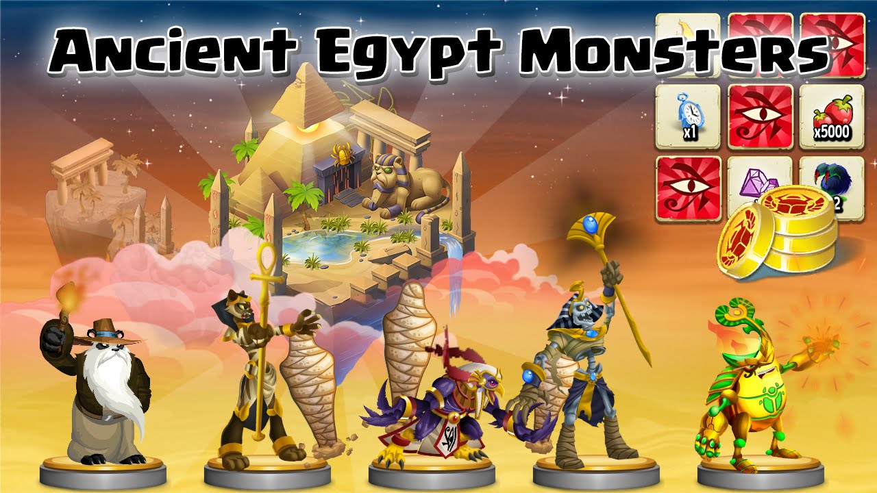 Egypt Island Pandaxplorer & Basthet - Leveling & Stats - Monster Legends