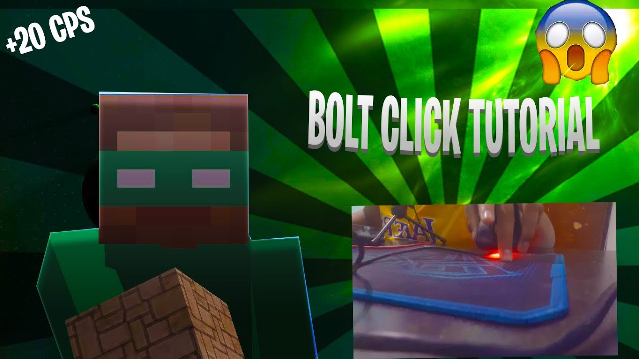 !TUTORIAL DE COMO HACER BOLTCLICK +20 CPS 😲(CUALQUIER MOUSE)!