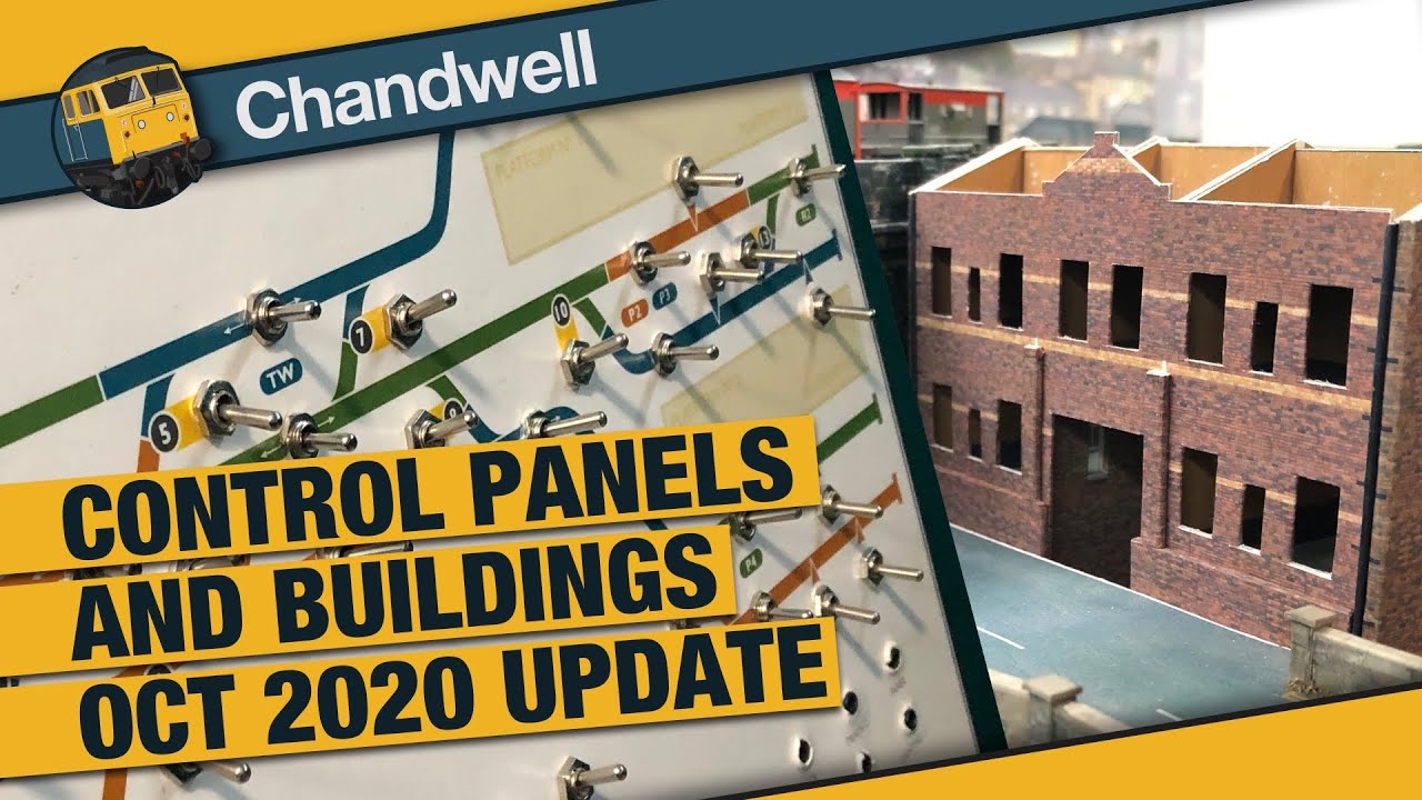 Control Panels and Buildings - October 2020 Update - Chandwell N Gauge Layout