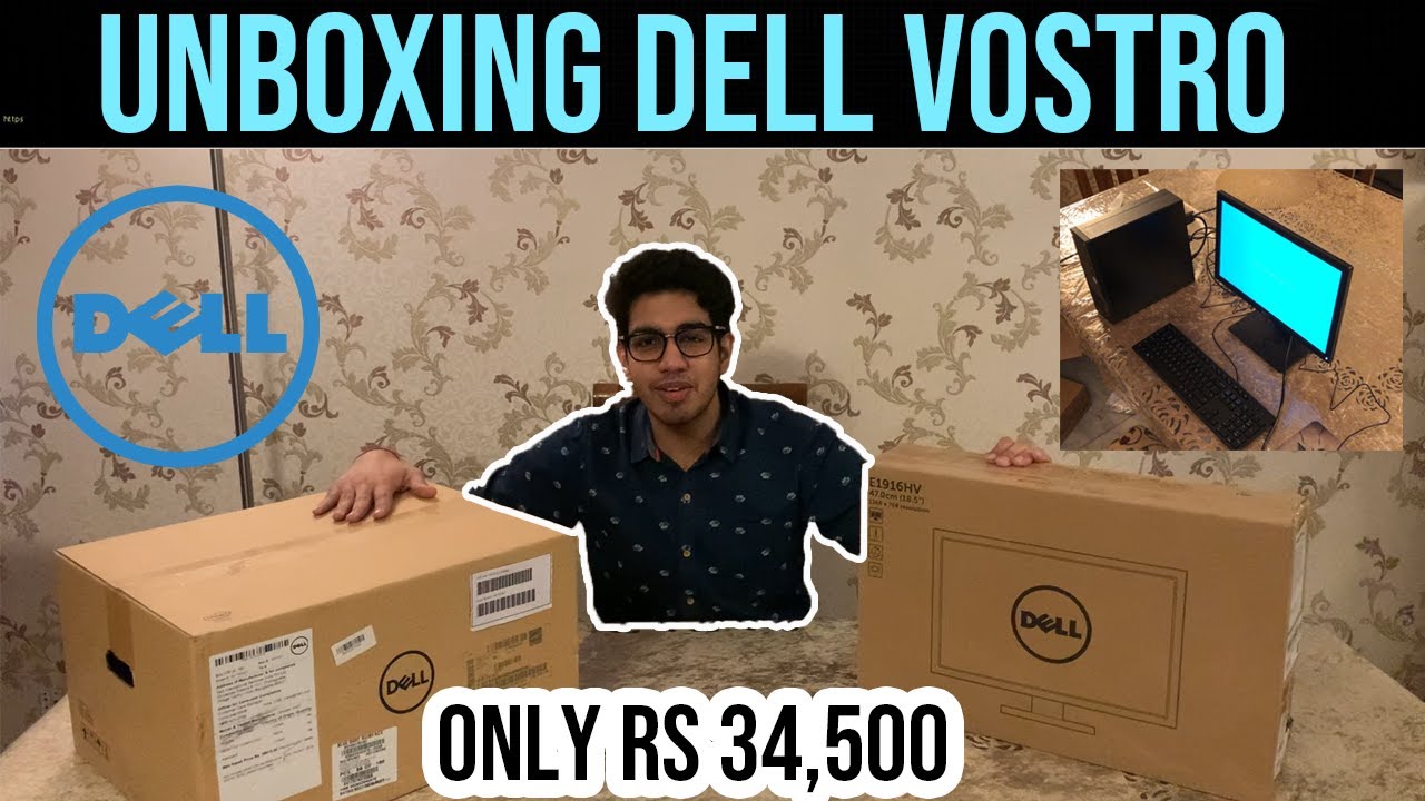 Dell Vostro 3681 small desktop unboxing! New intel i3 10th gen! Full Setup and Review!